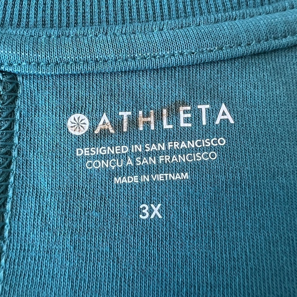 NWT- Athleta Sundown Shirred Tee 3X - Picture 6 of 12